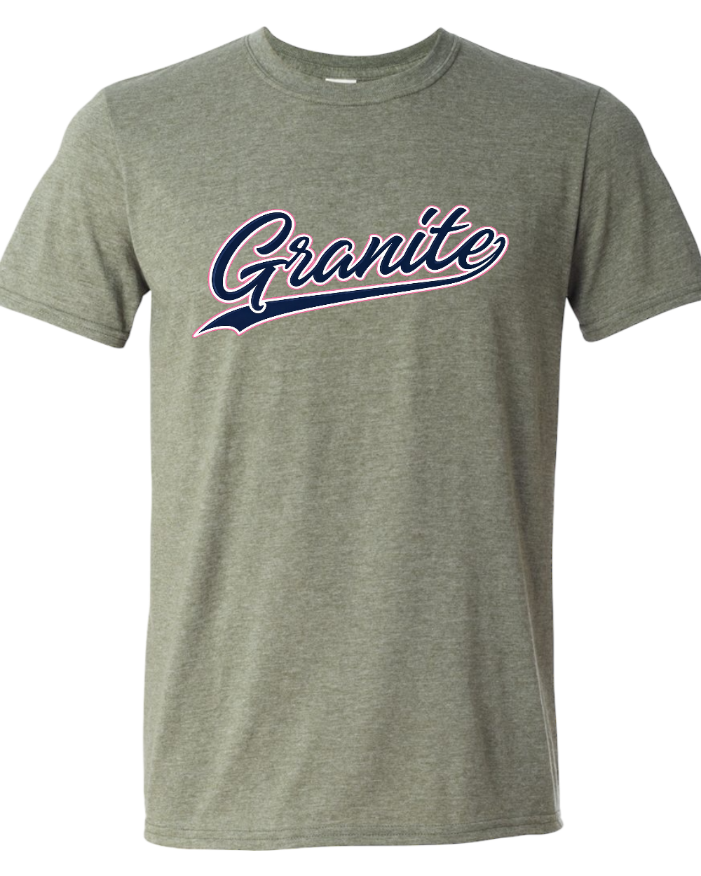 Granite Script softstyle Bleacher tshirt (unisex)
