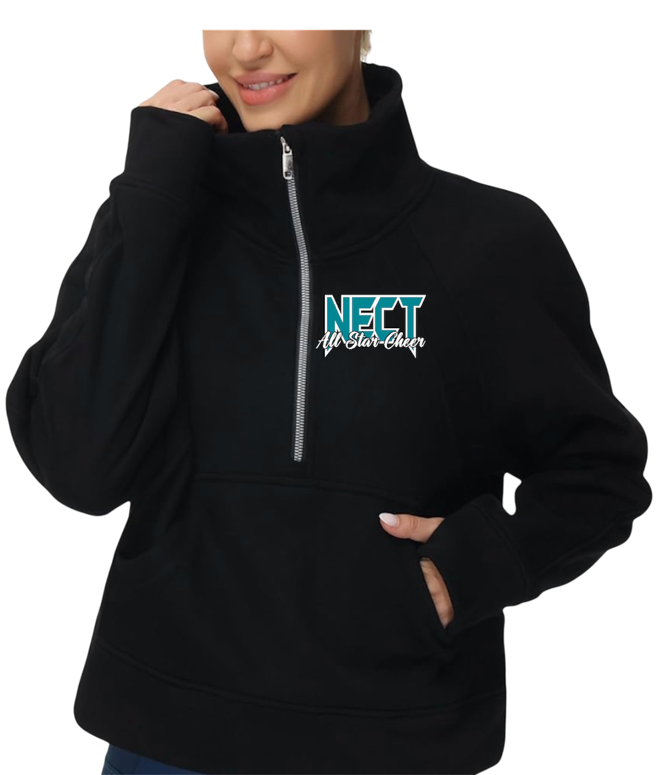 NECT Crop 1/2 zip