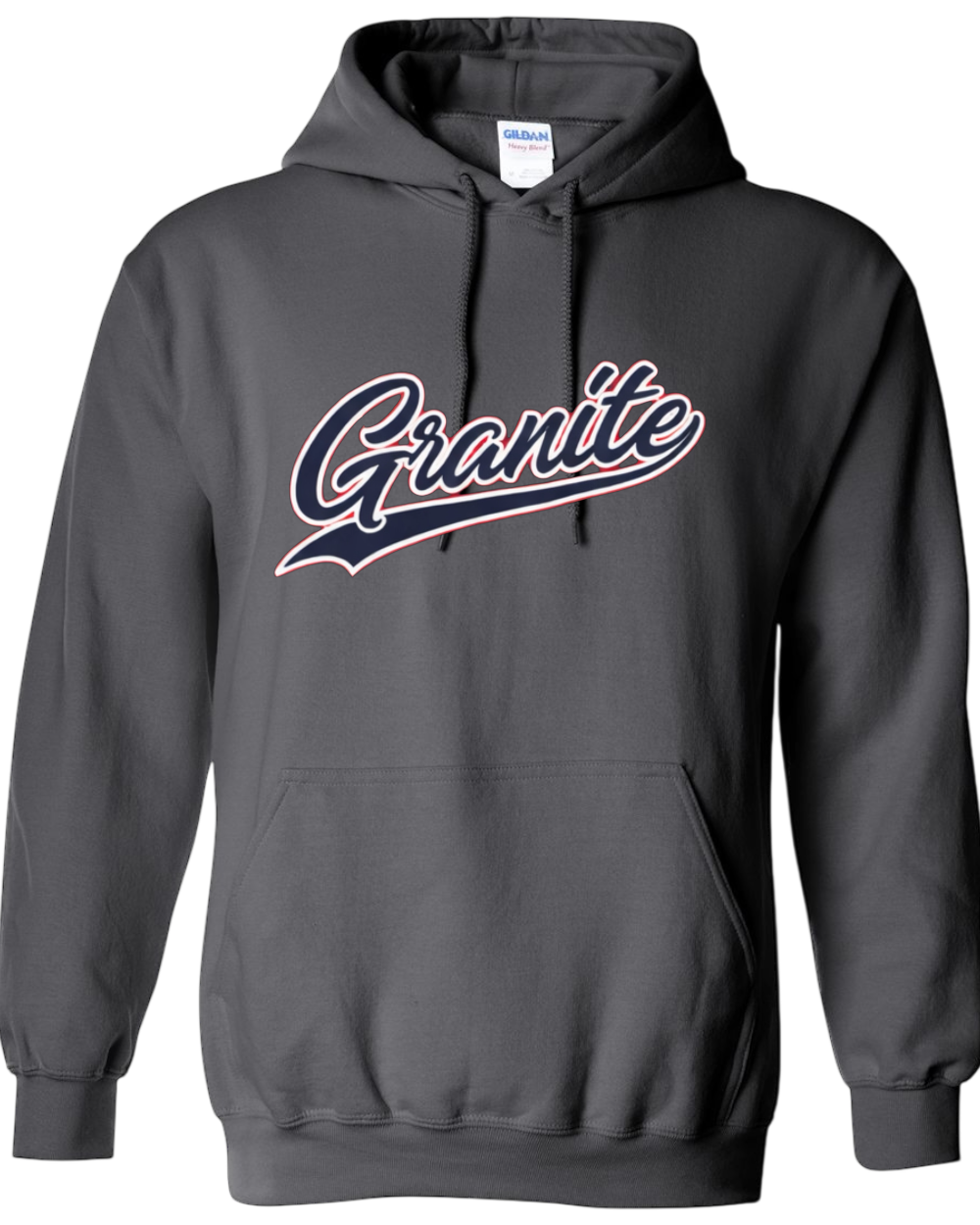 Granite Script heavy blend Dugout Hoodie