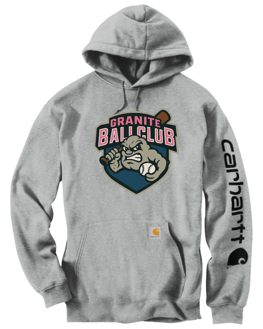 Granite Logo Double Header Carhartt hoodie