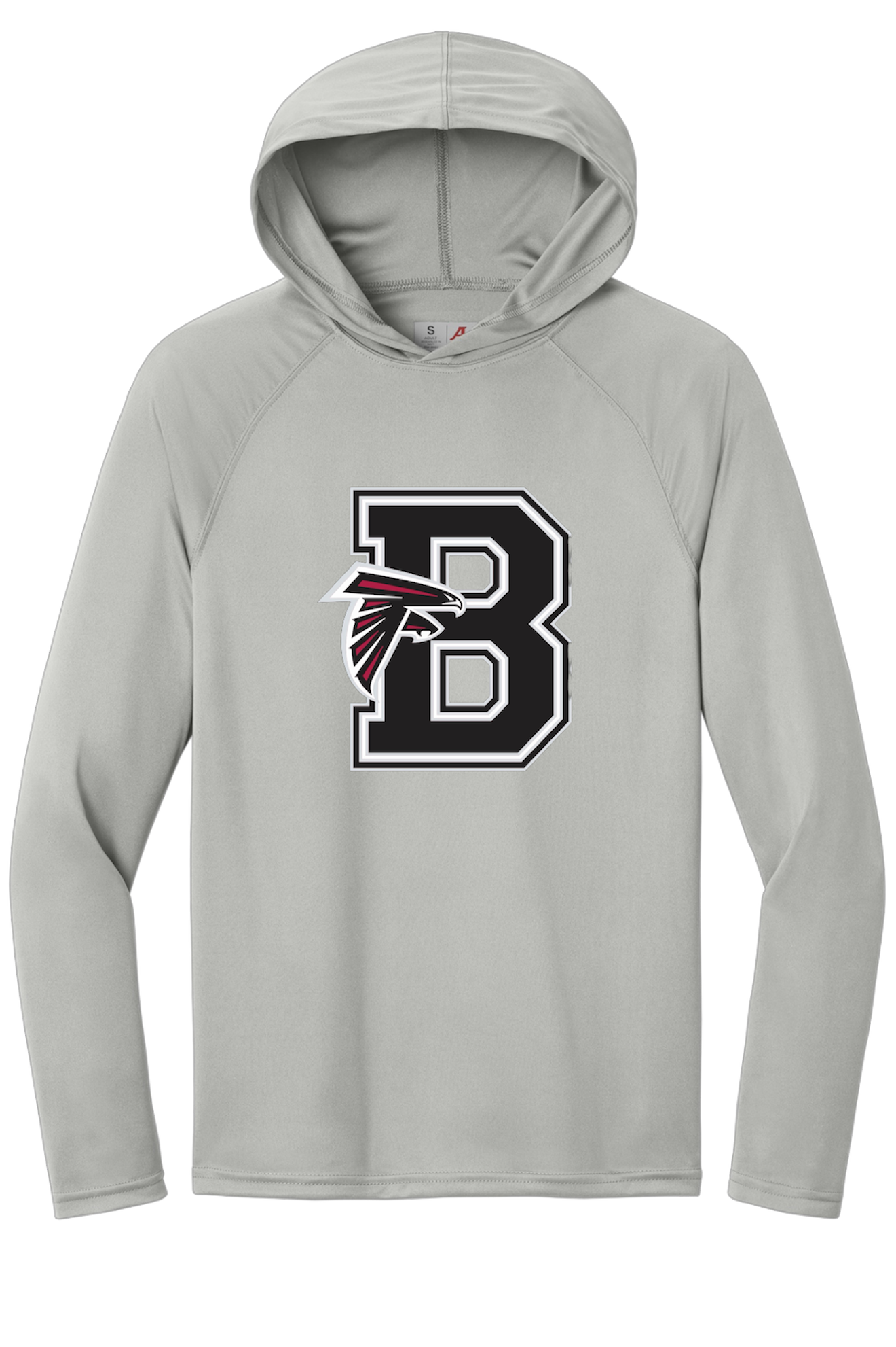 Bellingham Falcons performance long sleeve hooded tshirt