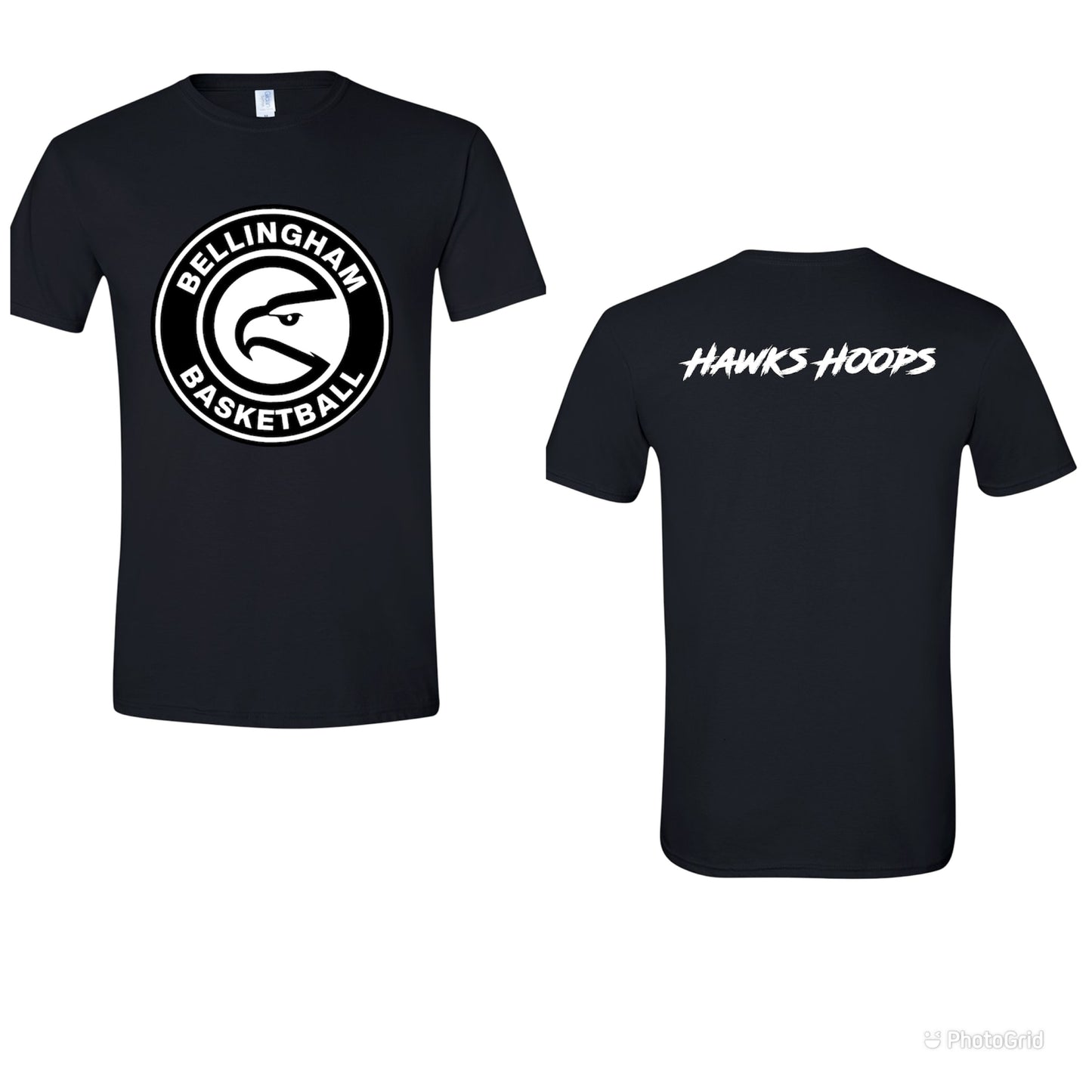 Adult and Youth Bellingham Basketball Full Court Press soft style Tshirt