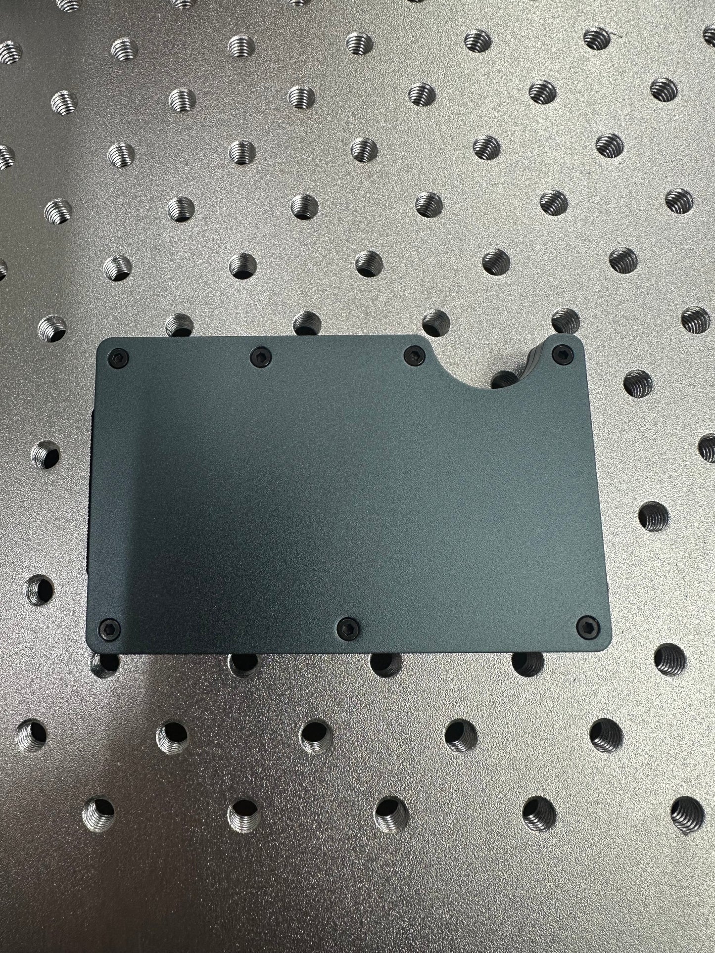 Laserable blank money clip wallet money holder