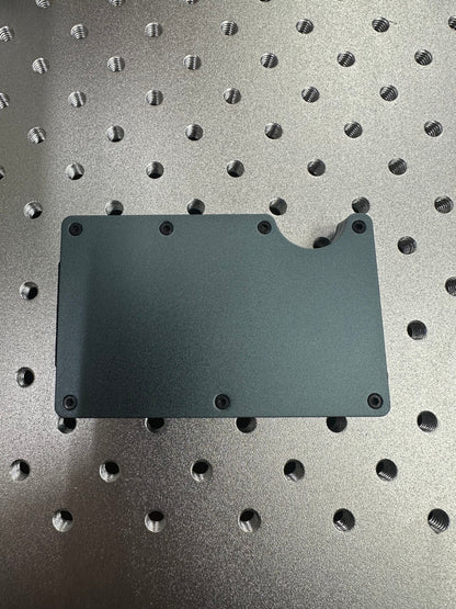 Laserable blank money clip wallet money holder