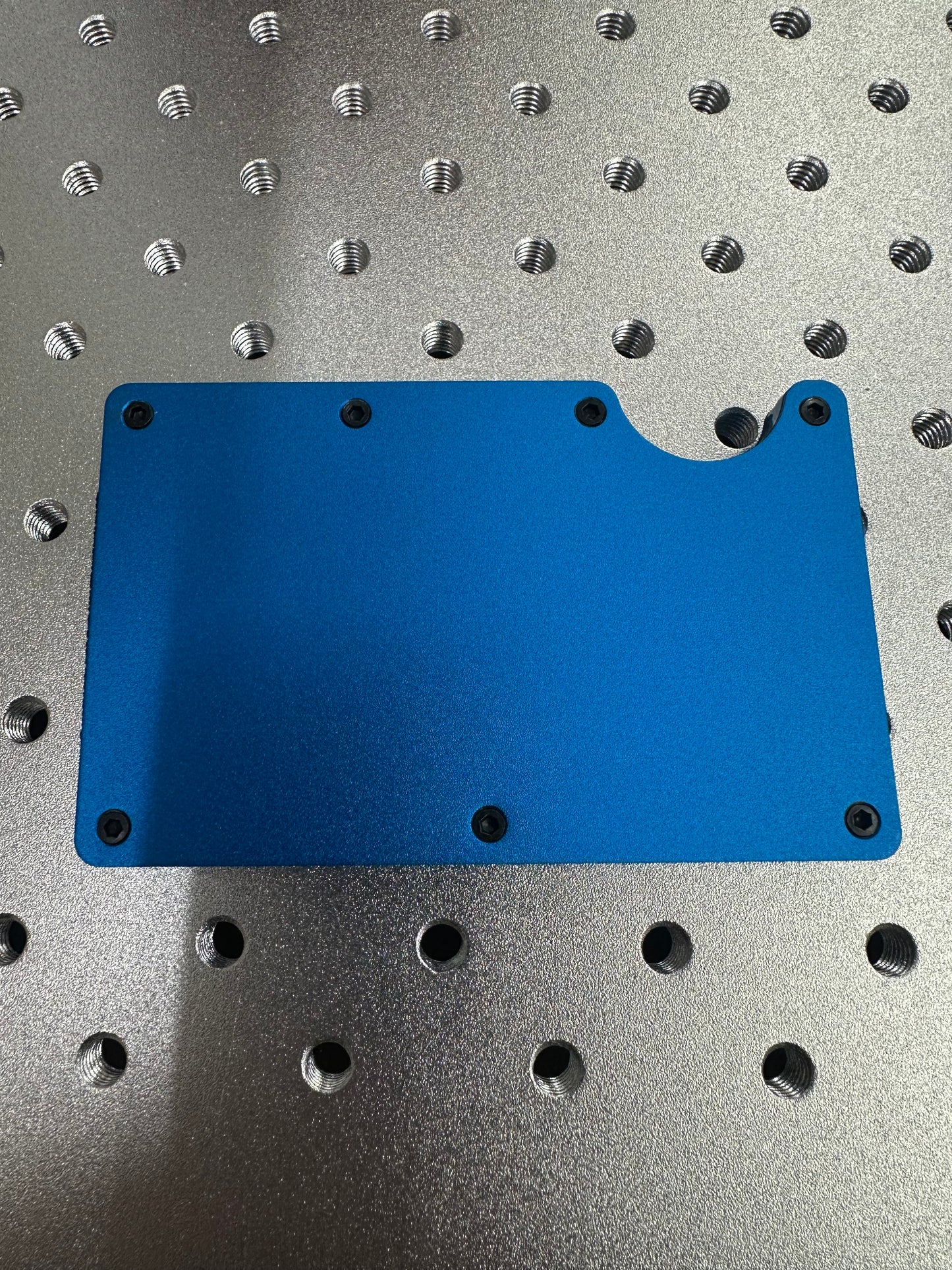 Laserable blank money clip wallet money holder