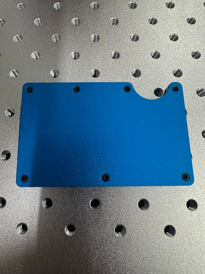 Laserable blank money clip wallet money holder