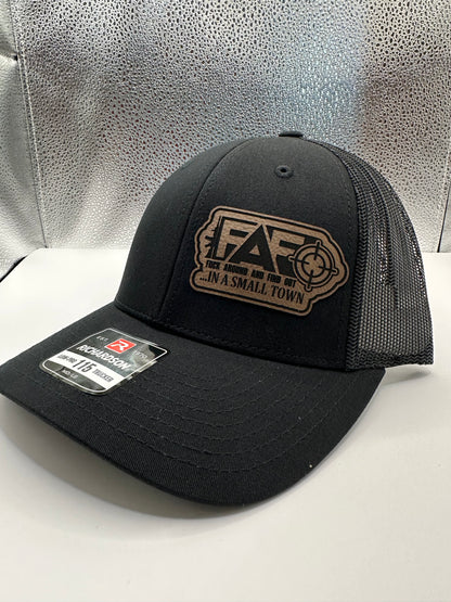 FAFO In a small town SnapBack hat