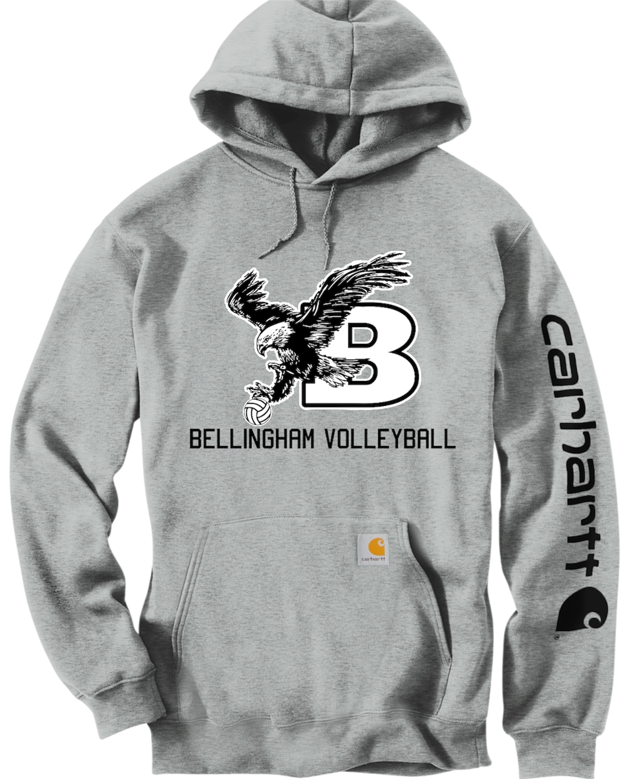 Bellingham Volleyball Side Out Carhartt hoodie