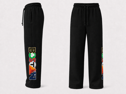 Boston Themed open bottom sweatpants