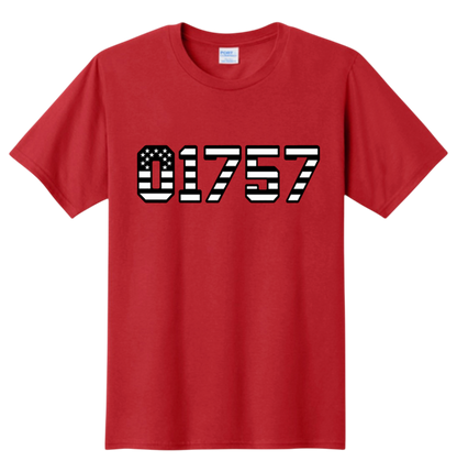 American Flag Zip code tshirts