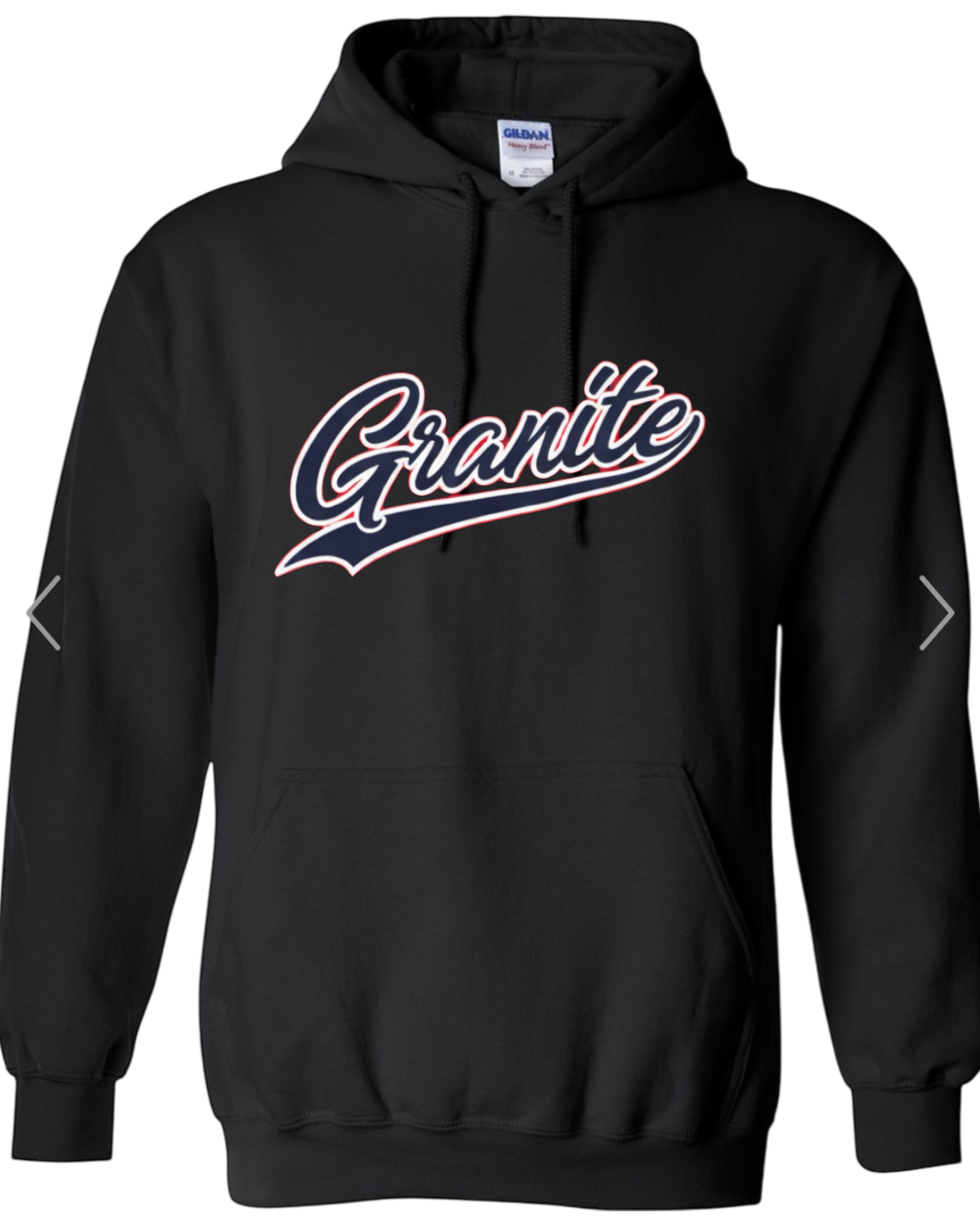Granite Script heavy blend Dugout Hoodie