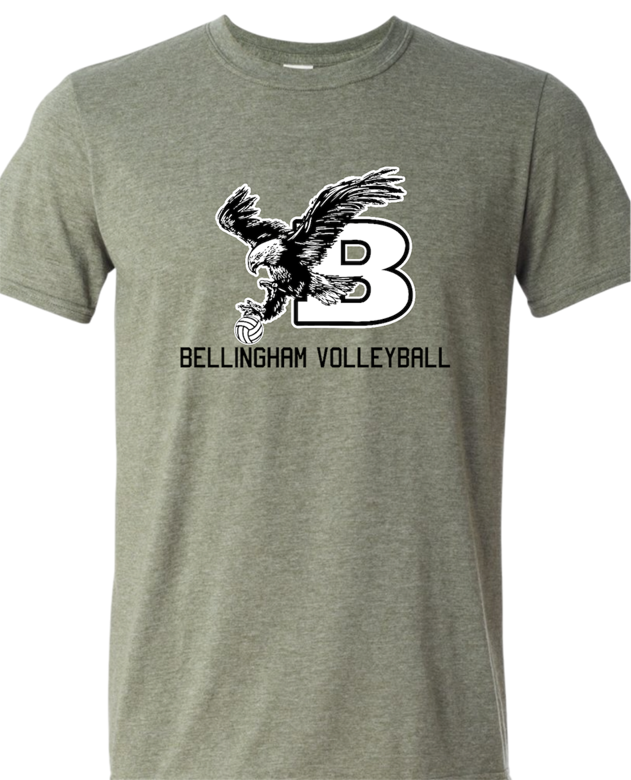 Bellingham Volleyball softstyle tshirt (unisex)