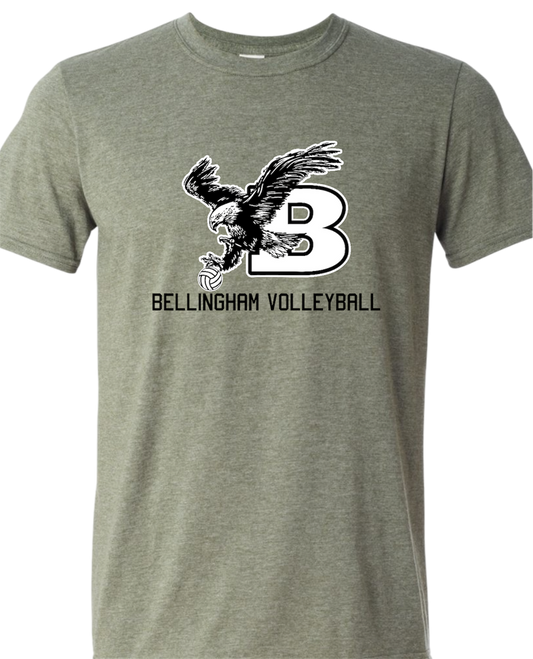 Bellingham Volleyball softstyle tshirt (unisex)