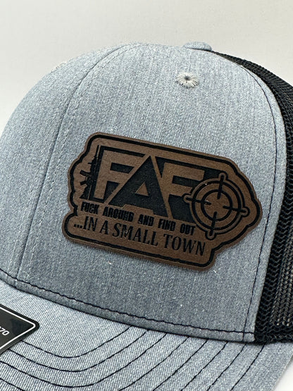 FAFO In a small town SnapBack hat