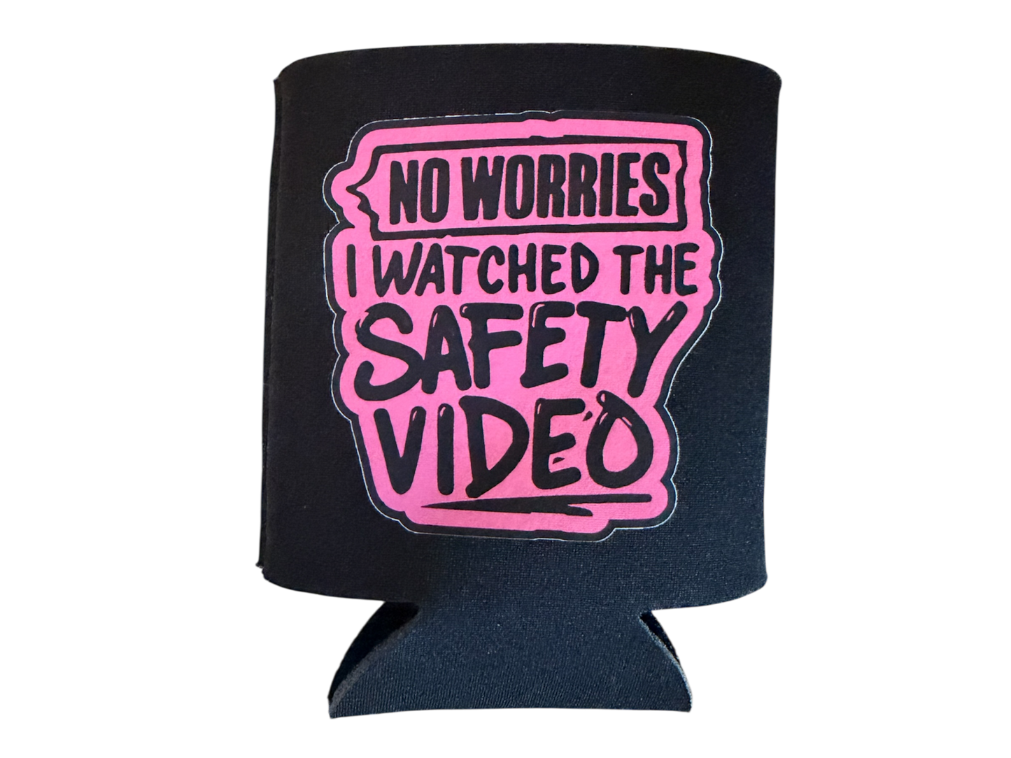 Koozie beverage beer holder Safety Video edition