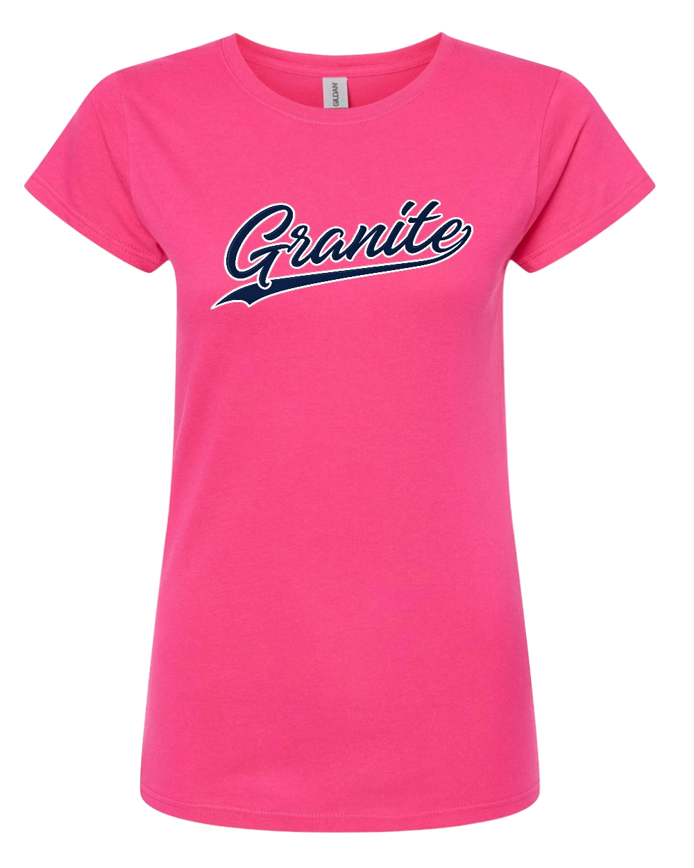 Granite Script women’s Bleacher tshirt