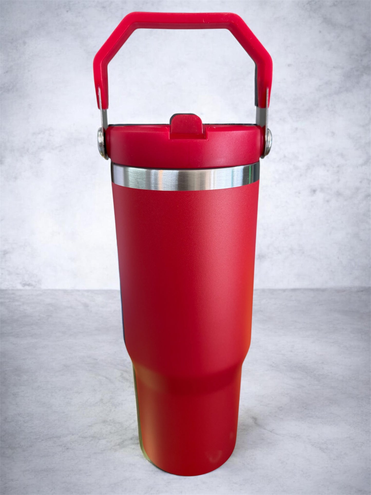 30oz stainless steel water bottle Red  (unbranded)