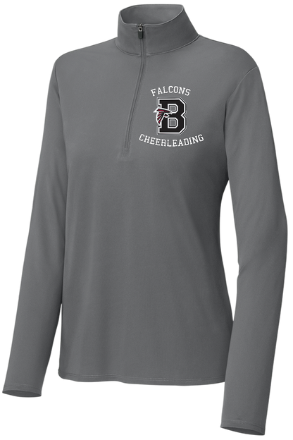 Bellingham Falcons Womens Sport Tek lightweight Micropique 1/4 zip