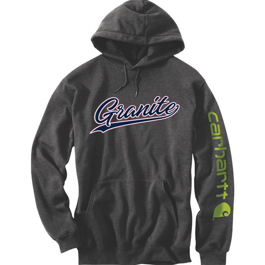 Granite Script Double Header Carhartt hoodie