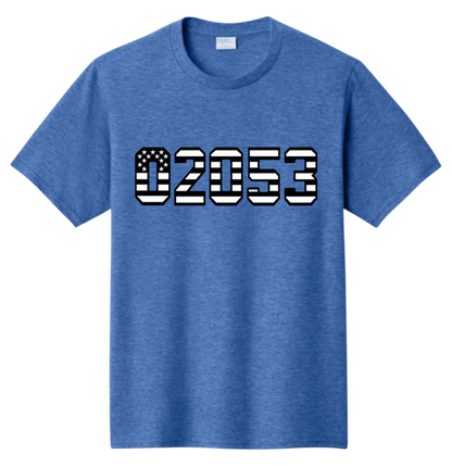 American Flag Zip code tshirts