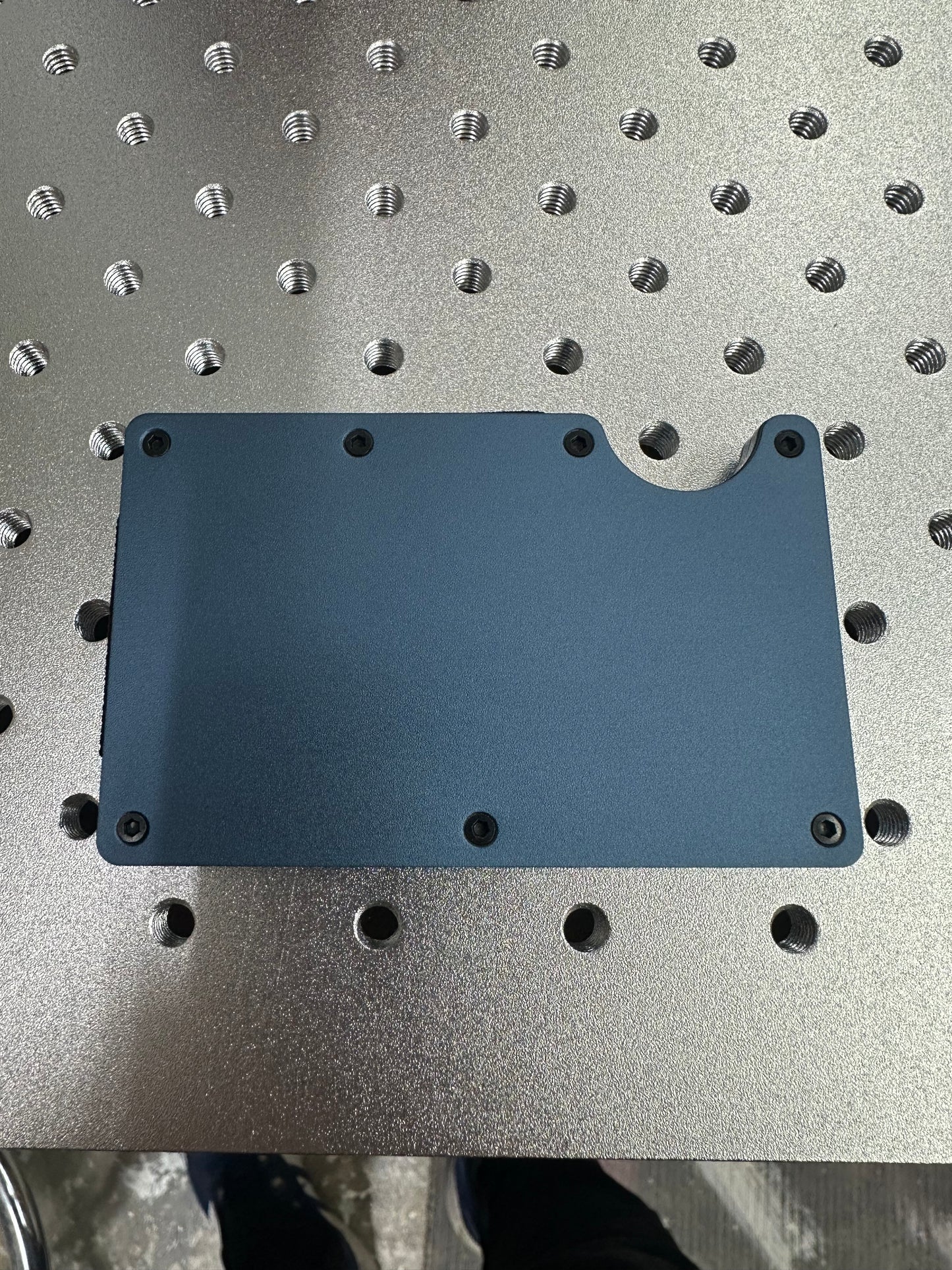 Laserable blank money clip wallet money holder