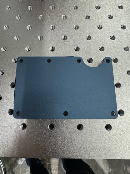 Laserable blank money clip wallet money holder