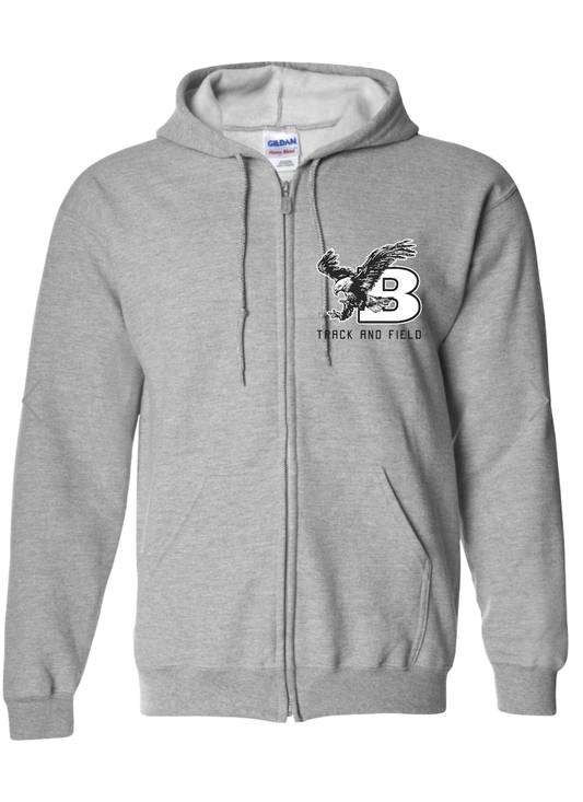 Bellingham Track and Field full zip hoodie