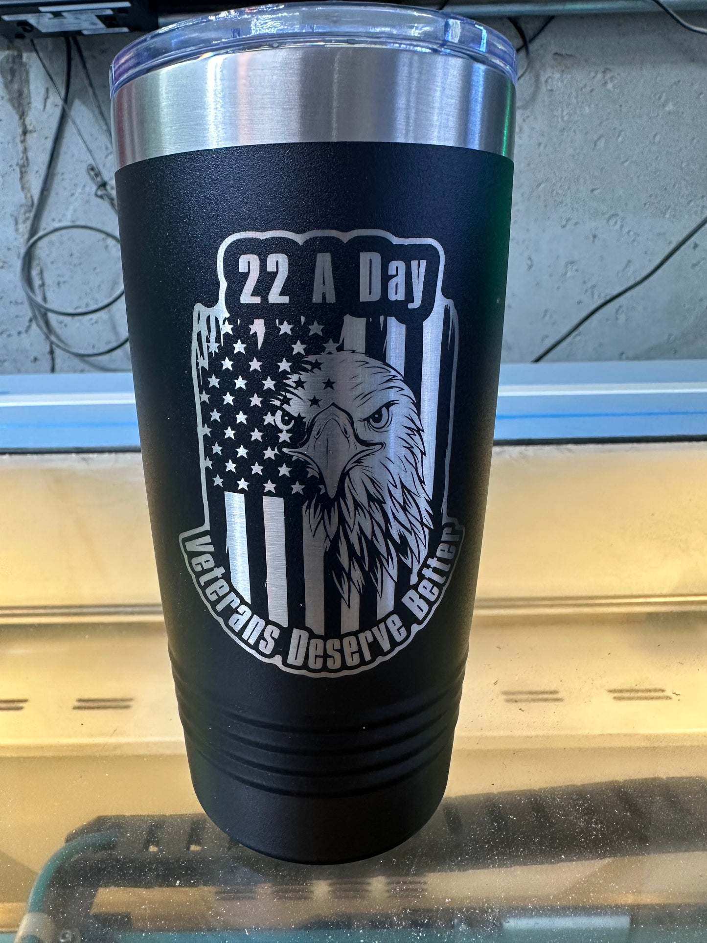 Veterans coffee tumbler mugs