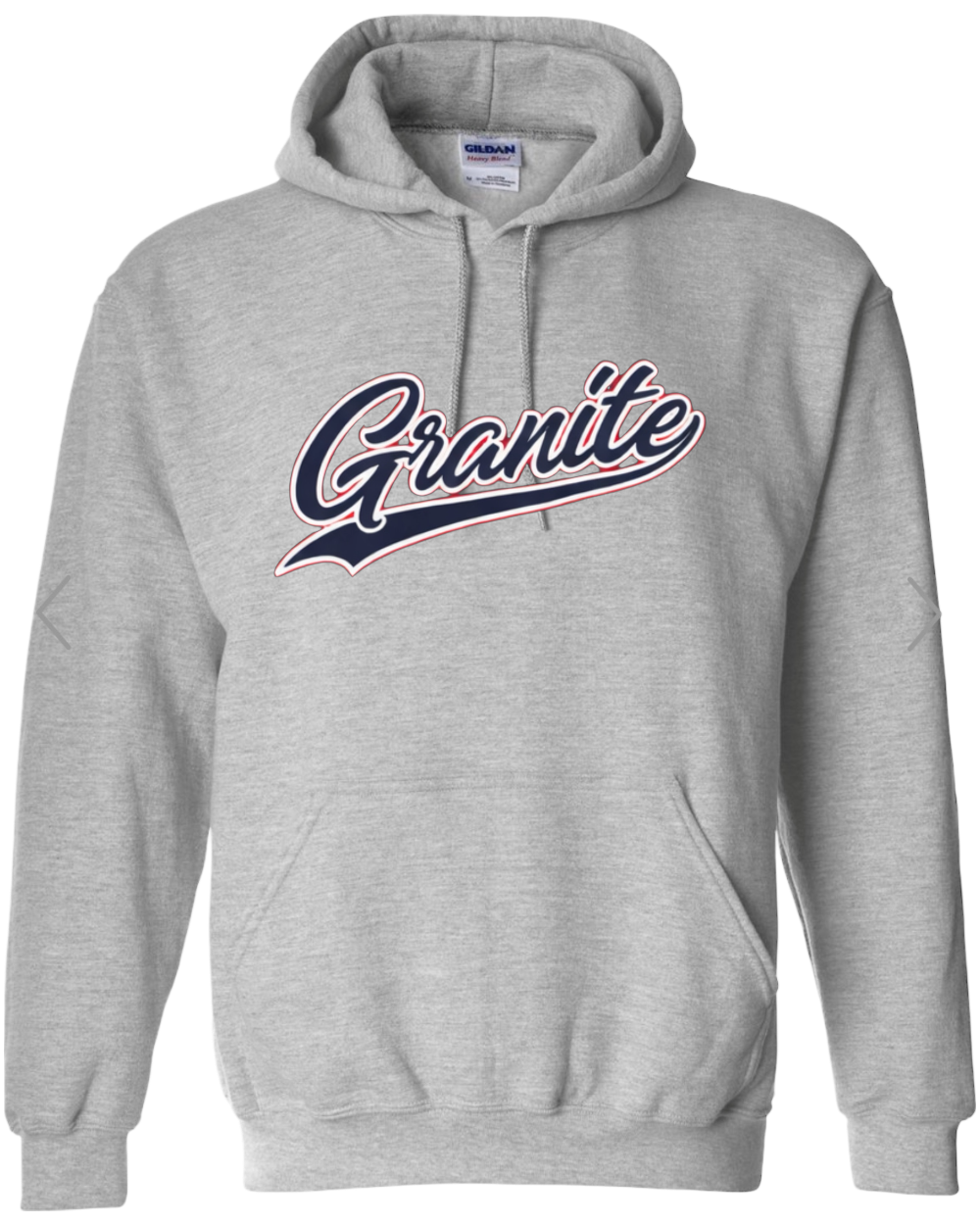 Granite Script heavy blend Dugout Hoodie