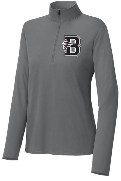 Bellingham Falcons Womens Sport Tek lightweight Micropique 1/4 zip