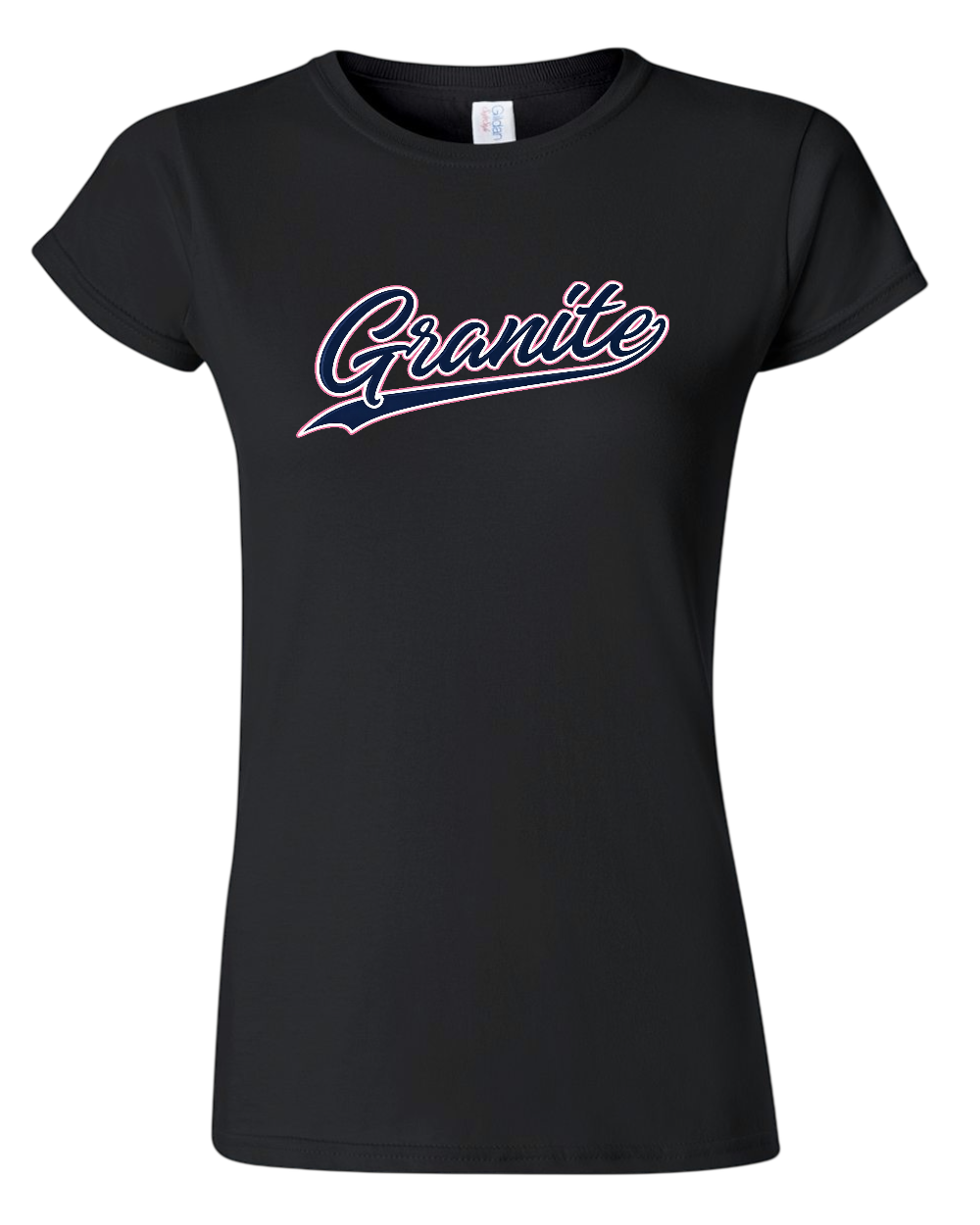 Granite Script women’s Bleacher tshirt