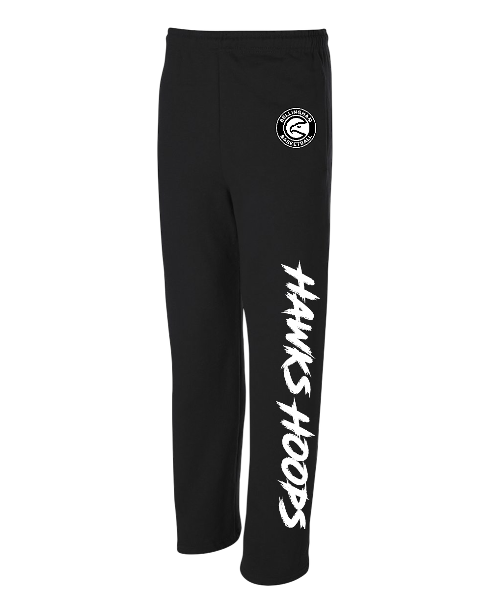 Bellingham Basketball Pre Game open bottom sweatpants