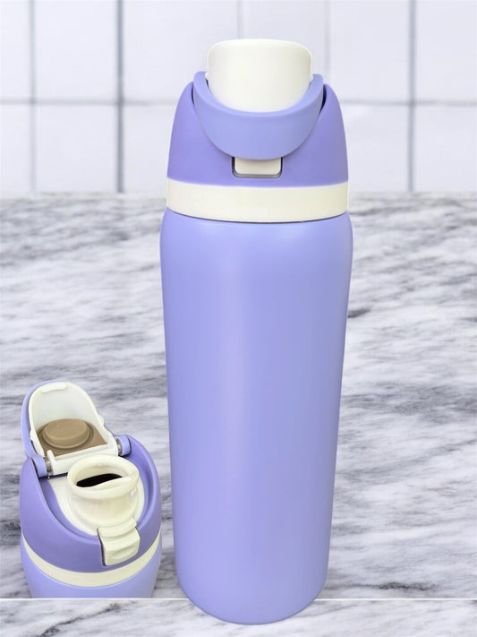 30 oz stainless steal water bottle Light Purple unbranded)