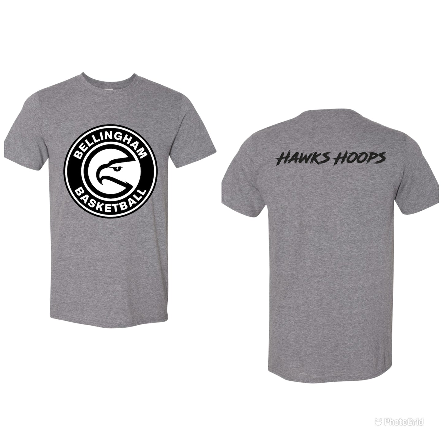 Adult and Youth Bellingham Basketball Full Court Press soft style Tshirt