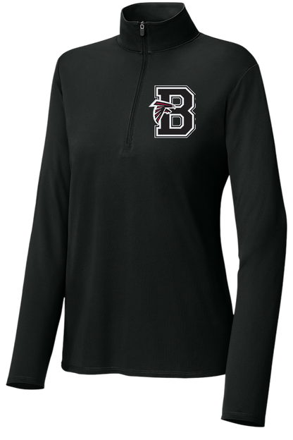 Bellingham Falcons Womens Sport Tek lightweight Micropique 1/4 zip