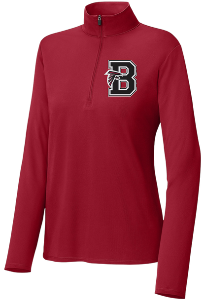 Bellingham Falcons Womens Sport Tek lightweight Micropique 1/4 zip