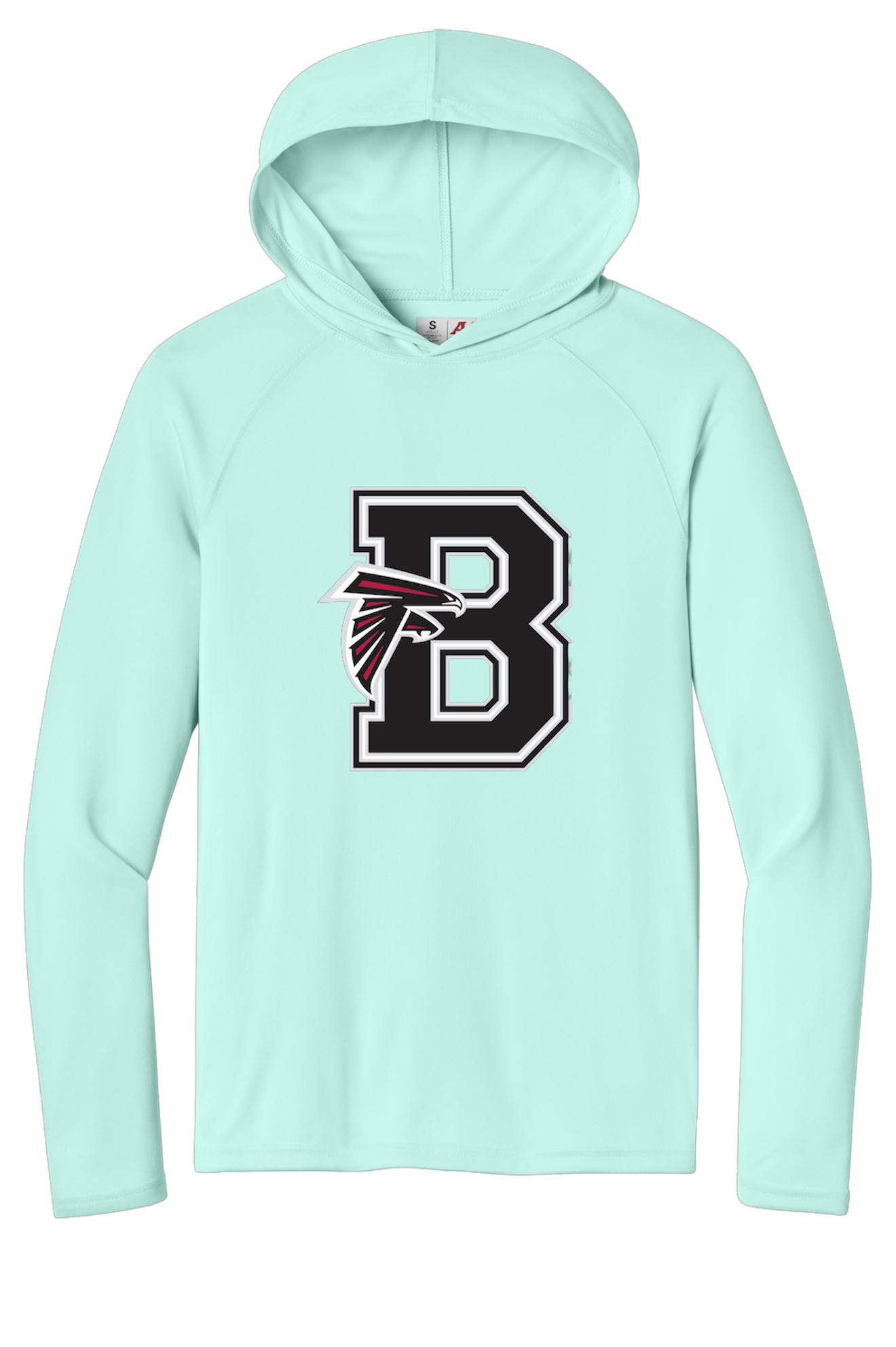 Bellingham Falcons performance long sleeve hooded tshirt