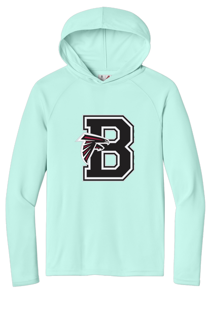 Bellingham Falcons performance long sleeve hooded tshirt