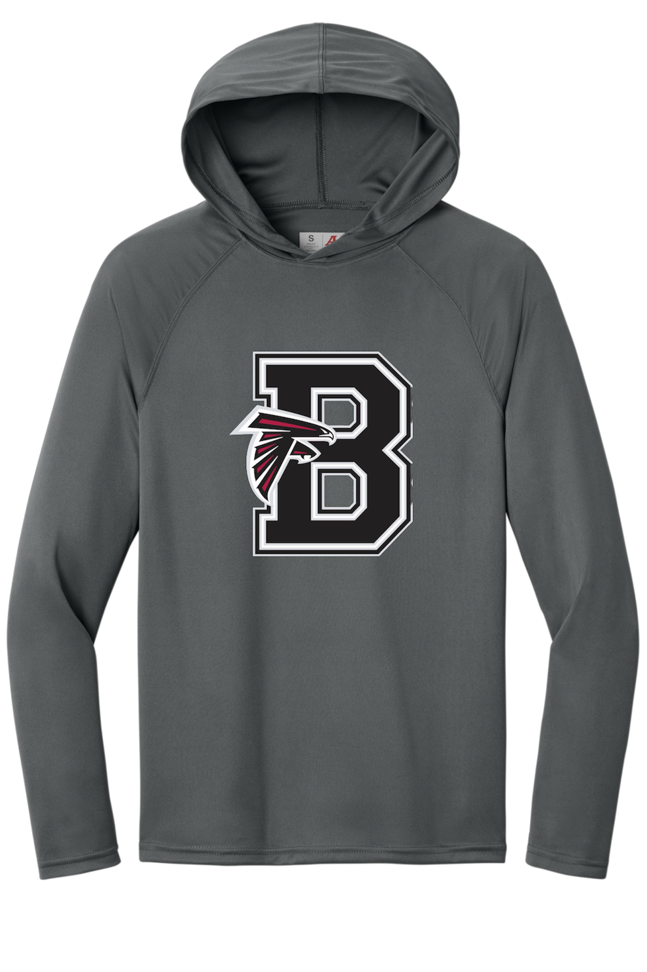 Bellingham Falcons performance long sleeve hooded tshirt