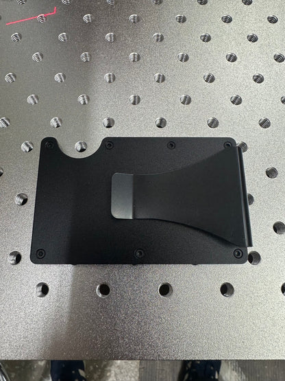 Laserable blank money clip wallet money holder