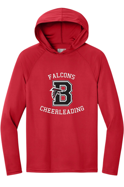 Bellingham Falcons performance long sleeve hooded tshirt