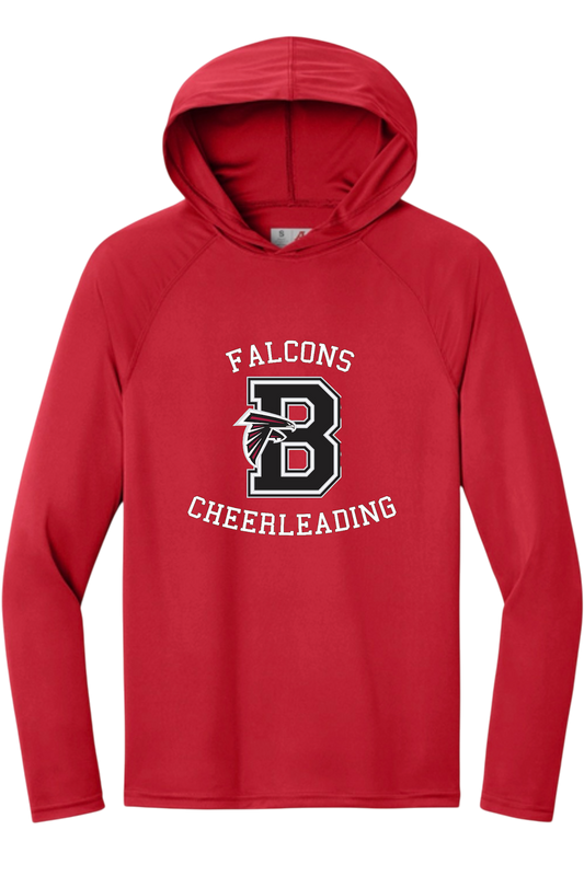 Bellingham Falcons performance long sleeve hooded tshirt