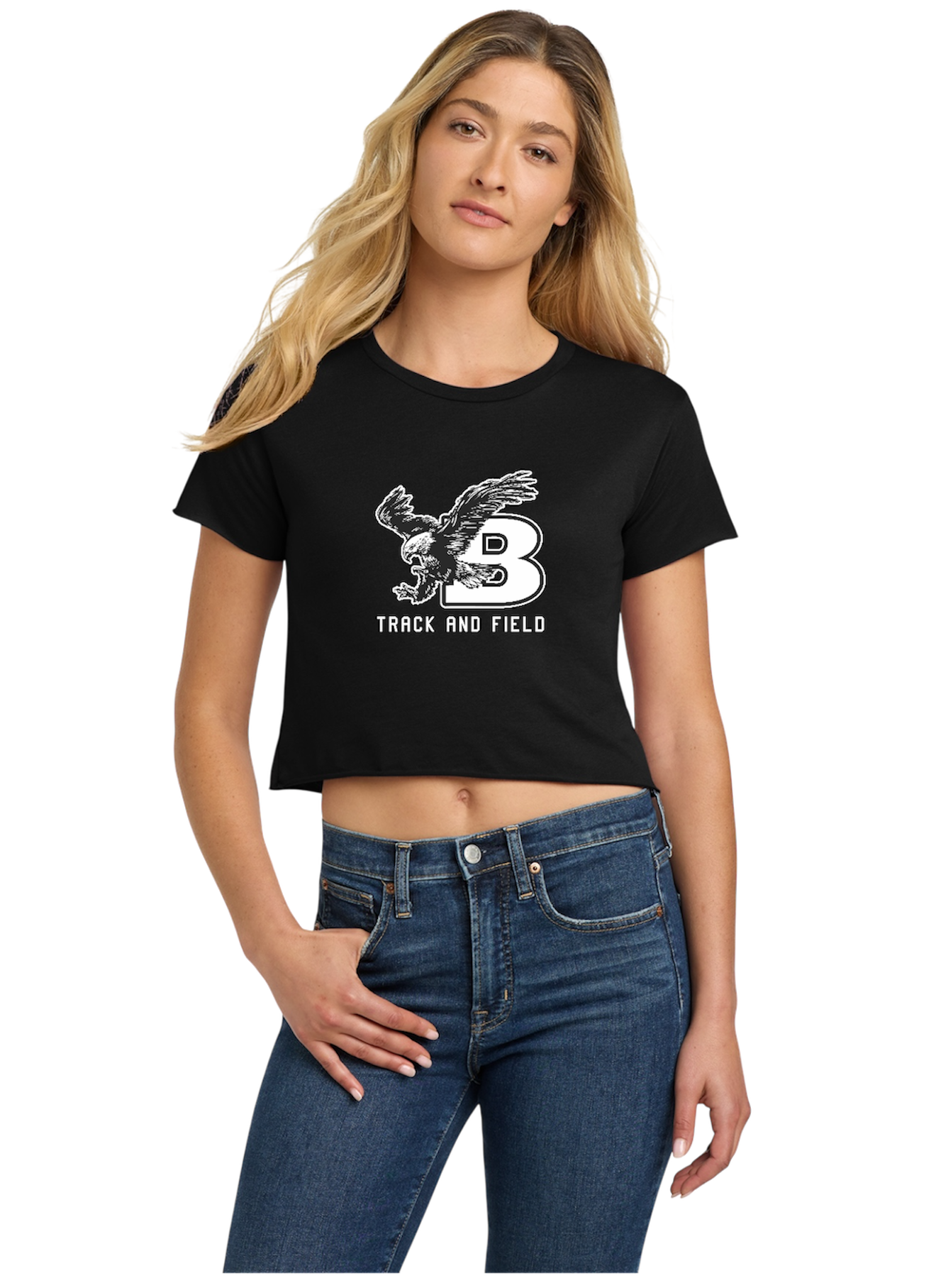Bellingham Track and Field Crop Tee