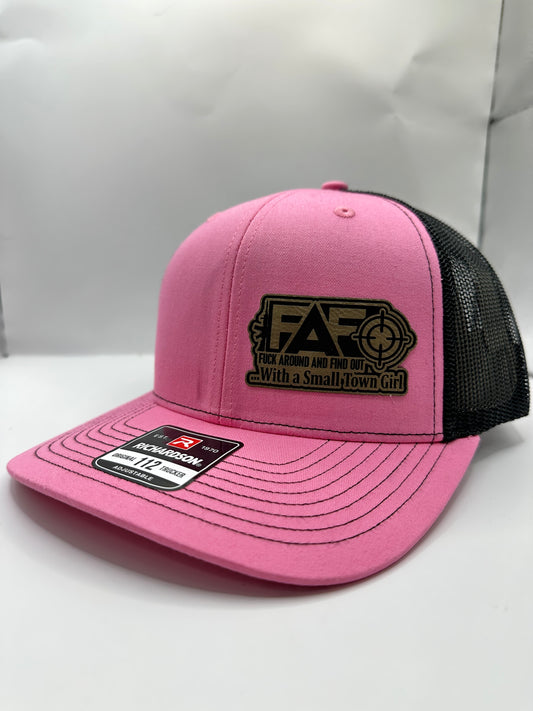 FAFO with a small town girl SnapBack hat