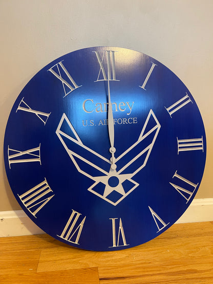 Military Clocks For Veterans Marines, Navy, Coast Guard, Airforce, Army, and even VFW