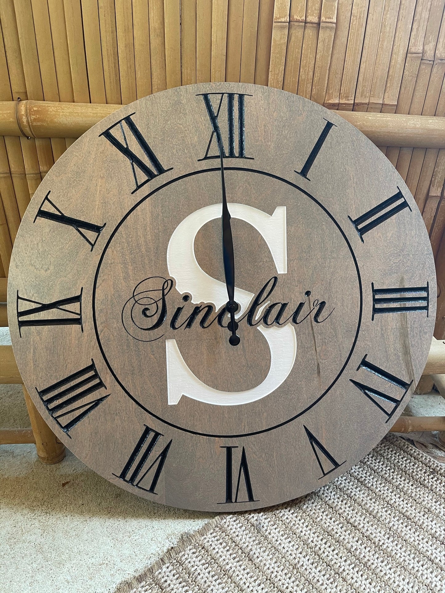 Family Letter clock