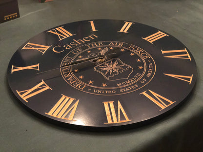 Military Clocks For Veterans Marines, Navy, Coast Guard, Airforce, Army, and even VFW